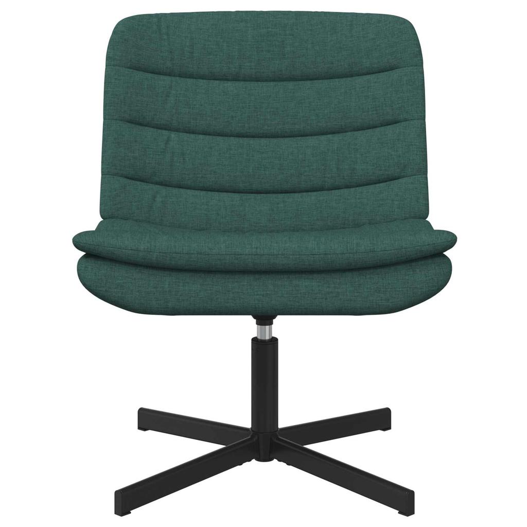 Swivel Chair Dark Green 63 x 75 x 76 cm Fabric