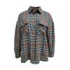 Camisa de Mujer Solapa Manga Larga Bolsillos con Solapa Camisa Casual Monopecho Estilo para Ir al Trabajo Camisa Holgada Abrigo para Uso Diario