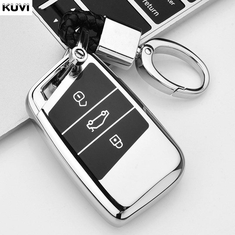 Soft Tpu Car Remote Key Case Cover Holder Shell Fob For Volkswagen Vw Magotan Passat B8 For Skoda Superb A7 Accessories