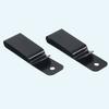 10pcs/set Durable Black Belt Clip Buckle Metal Single Hole Sheath Clip Hooks Waist Clip Outdoor Camping