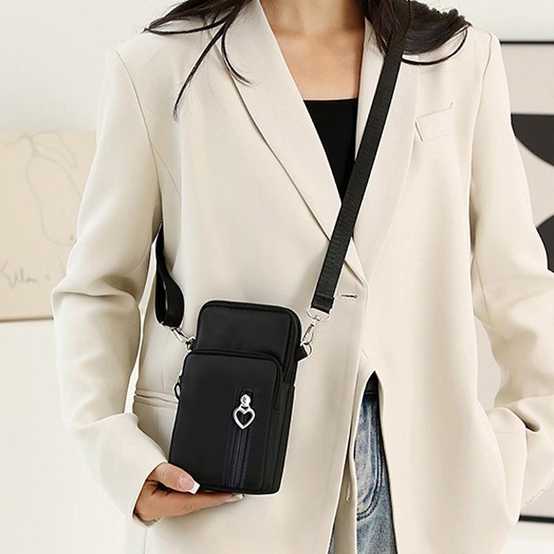 Genți Crossbody mici de înaltă calitate pentru femei, multifuncționale, impermeabile, din nailon, genți de umăr, pentru telefonul mobil, genți de sport Messenger