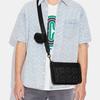 COACH Heritage Canvas With Leather Crossbody Bags Medium Men's Black & Gray C8141-QBMI5