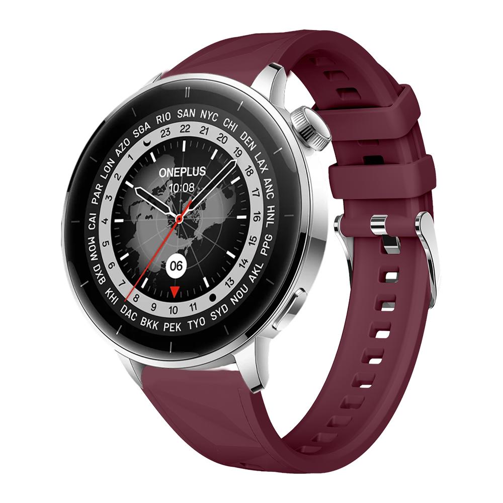 18mm Bands Intended for Oneplus Watch 3 43mm Women Men Silicone Wristband Compatible with Oppo Watch X2 Min Soft Breathable Band