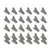 30PCS Harp Pendants Jewelry Making Part Antique Silver Fashion Accessory for Unique Jewelry Making and Craft Accessories