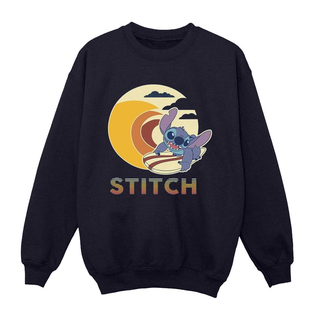 Disney Boys Lilo & Stitch Summer Waves Sweatshirt