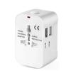 Universal Travel Ac Power Adapter With Dual Usb Ports Eu Us Uk Au Outlet Converter Socket Plug Global Conversion Charger