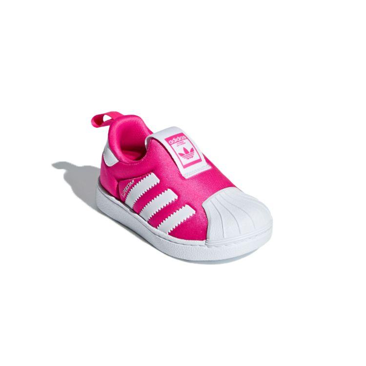Adidas Originals Superstar 360 Low Top Walking Shoes Baby shoes White Pink B75622
