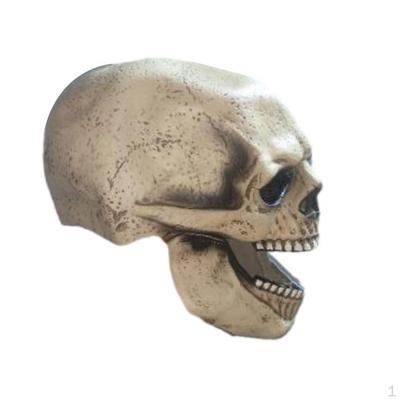 Halloween Horror Skull Helmet Movable Jaw Latex Party Costume Decoration