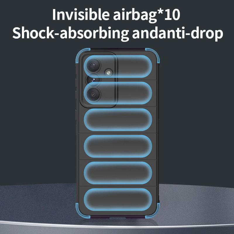 Pełne silikonowe etui na tył odporne na wstrząsy dla Samsung Galaxy A16 A26 A36 A56 A06 F16 M16 5G miękkie etui chroniące przed upadkami z ochroną aparatu