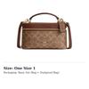 Coach Artificial Leather Handbag Small Women's Brown Yellow CEO23-IMXHE