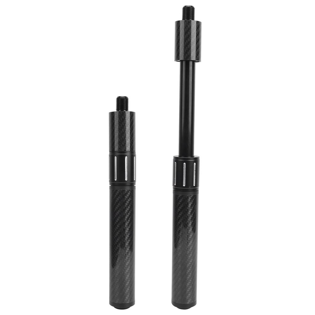 Adjustable Extender Billiard Telescopic Pool Cue Extension Accessory Parts Carbon FiberTelescopic Cue Extension for