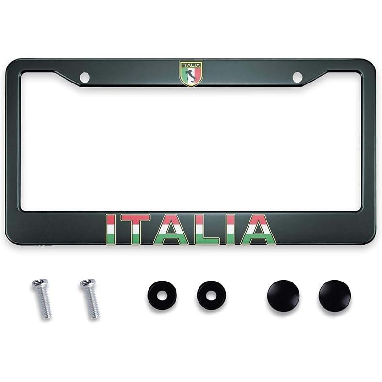 Smooffly I Hope Something Good Happens For You Today! License Plate Frame Holder Stainless Steel Rust-Proof Auto Parts Decoration With Screws For Men