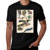Vintage french biology illustration Quillet Reptiles TShirt Lightweight Casual Summer TShirt