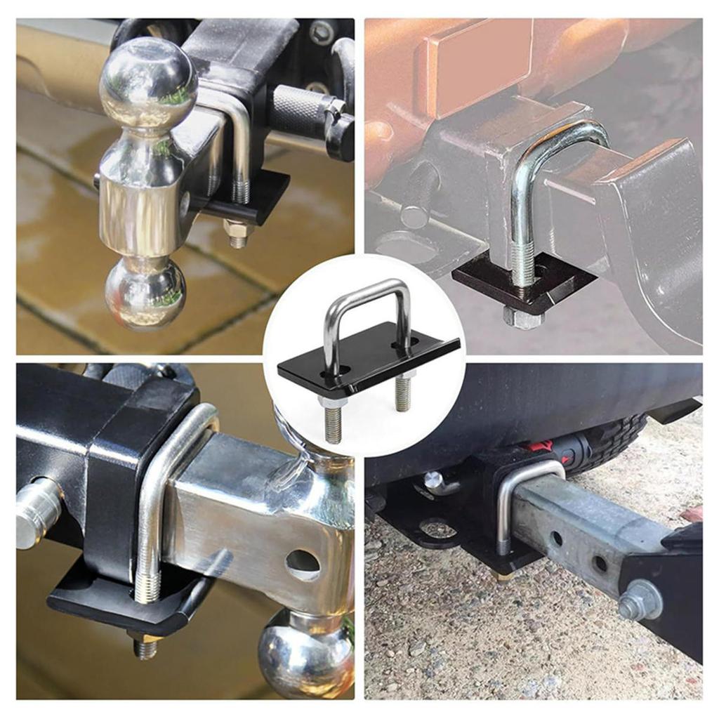 Trailer Damper U-Bolt Heavy-Duty General Anti-Rattle Stabilizer Hitch Tightener Lock Down Tow Clamp Trailer Couplings Parts