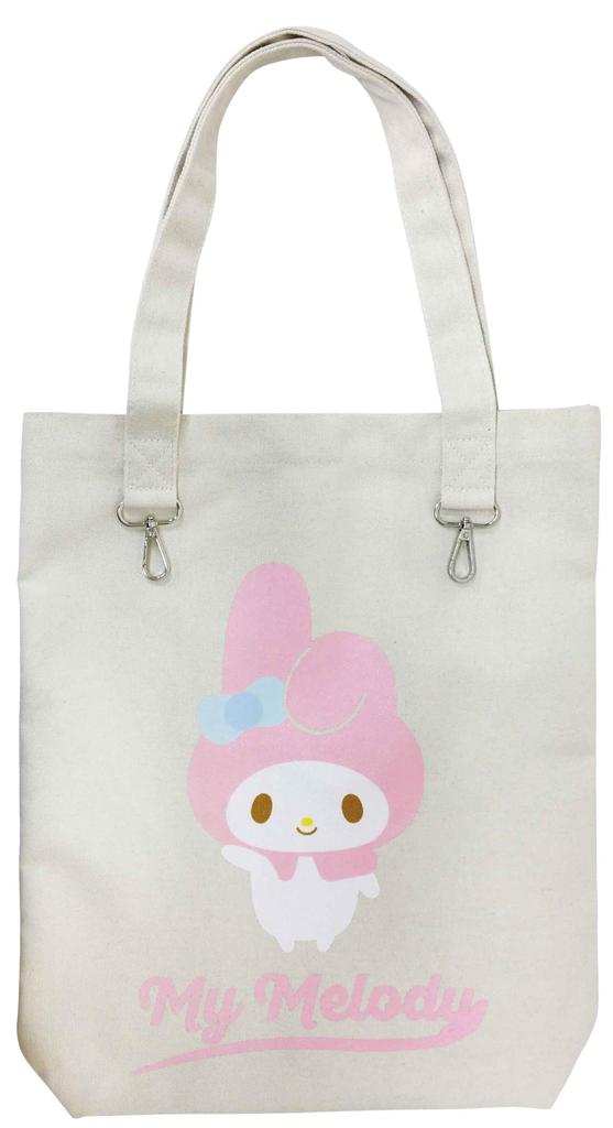 iPlanning Sanrio Characters Combine My W350mm X H400mm X K9746A Tote, Melody, Vertical, D75mm,