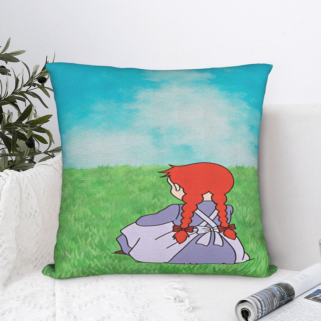 Anne of Green Gables Pillow Cover Soft Cushion Cover Morden Pillow Case For Sofa Home Decoration
