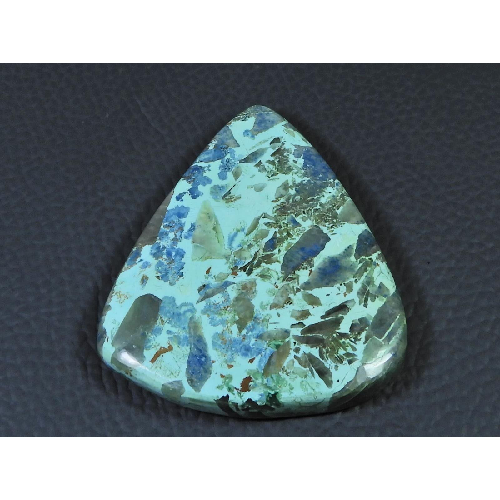 43X50X07MM Natural Shattuckite Pear Cabochon Loose Designer Gemstone 124Cts. D-271