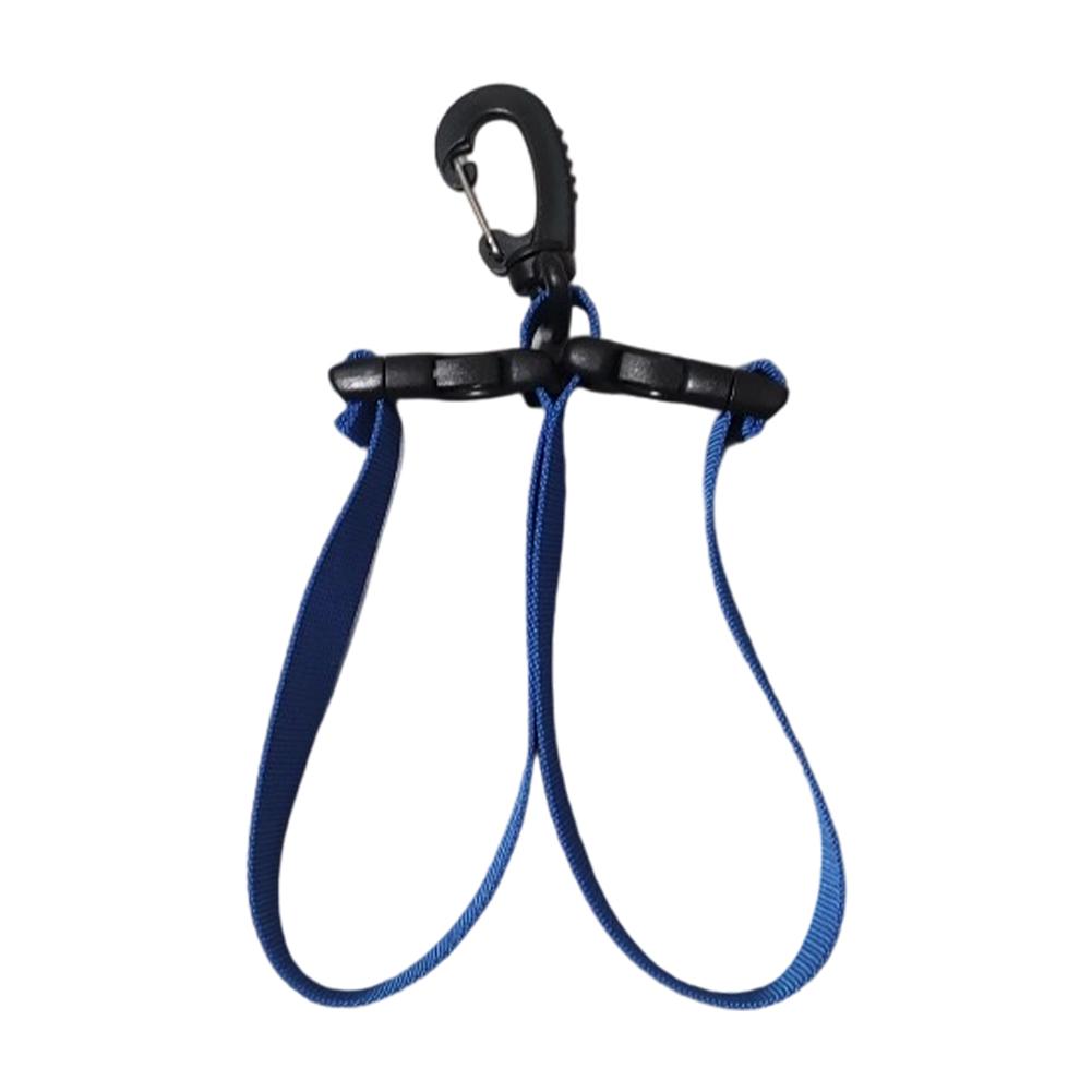 Scuba Diving Fin Mask Holder with Swivel Clip - Flippers Keeper Quick Release Buckle Webbing Strap for Diving 3