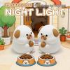 Greedy Dog Soft Silicone Night Light - Eye-Friendly Sleep and Nighttime Feed Companion