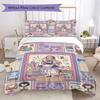 Up Darling Pattern Bedding Uilt Set Uilt Cover Pillowcase Home Decoration Birthday Gift (1 * Duvet Cover + 2 * Pillowcase Without Core)
