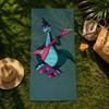Cartoon Denver the Last Dinosaur Towel beach towel, quick drying absorbent bath towel for Swim,Gym,Camping,Outdoor