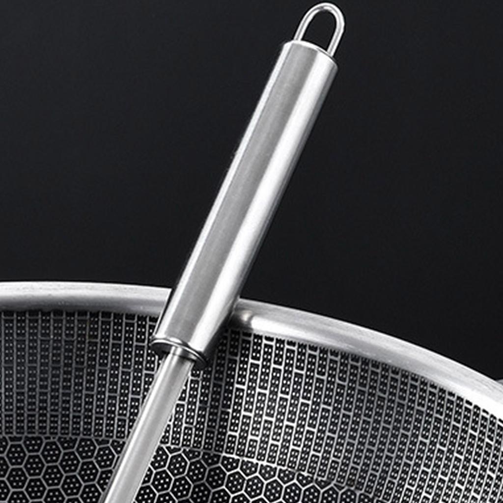 Ergonomic Stainless Steel Wool Scrubber with Long Handle and Replaceable Heads for Deep Cleaning Dishes Pots Pans Grills