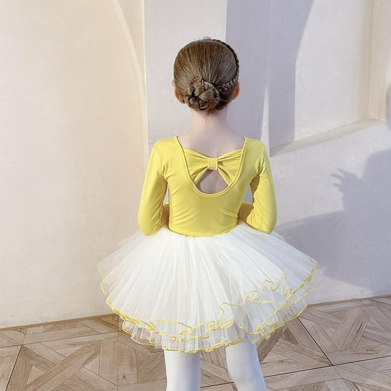 Kinder Tanzkleidung aus reiner Baumwolle, Schwarze Winter Mädchen Übungskleidung, Winter Chinesische Tanz Übungskleidung, Kinder Tutu