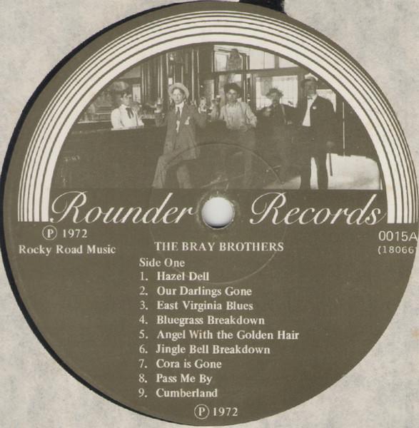 

LP Record RED CRAVENS & THE BRAY BROTHERS - 419 W.Main 0015 Rounder Records 1972 US Country/Folk Used