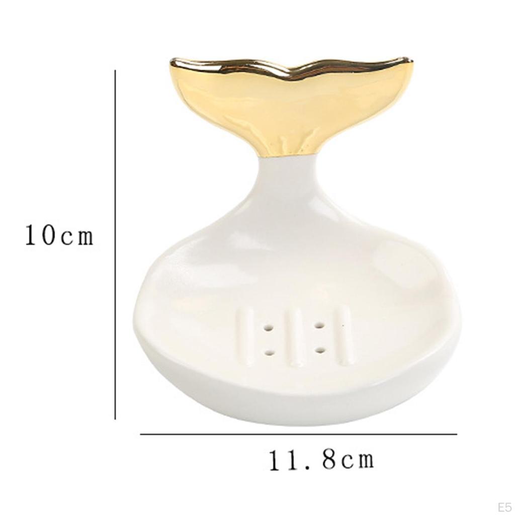 Ceramic Soap Dish, Dish for Kitchen Sink