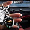 3D Metal Alloy Car Keychain Clouds Pattern Shield Key Rings Accessories For Cadillac SRX ATS XTS CT4 CT5 CT6 XT4 XT5 XT6