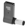 Right Angle PD 100W Adapter 5A 100W 18.5V‑20V Laptop Type C Female To Male Adapter for HP Laptop with Aluminum Shell