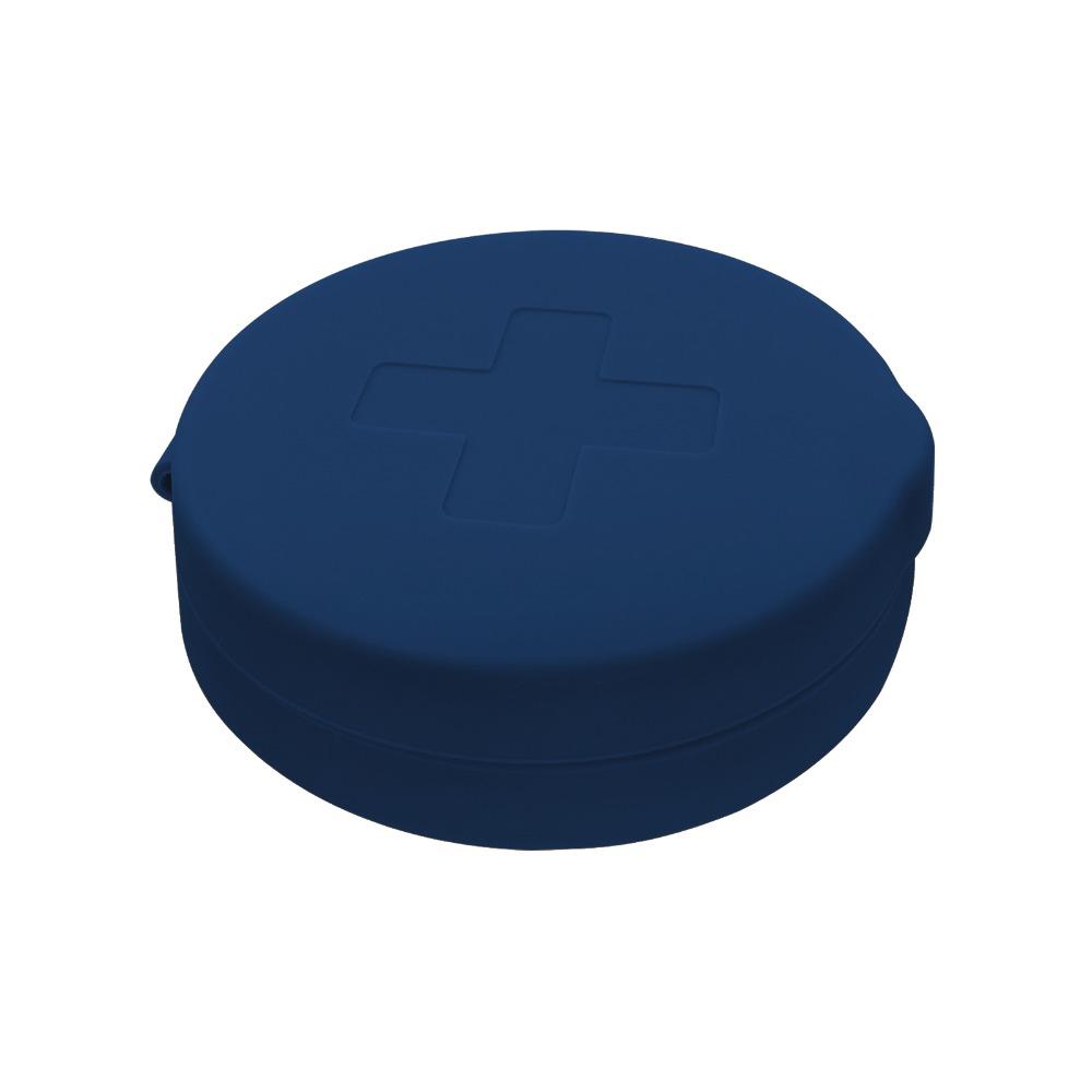 Round Shape Pill Organizer Silicone Supplement Organizer  Vitamin Cod Liver Oil Storage