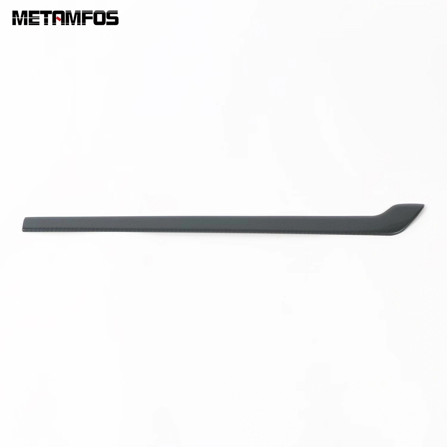 For Honda CR-V CRV  2024 2025 Carbon Fiber Center Console Dashboard Panel Strip Molding Trim Sticker Accessories Car Styling Steel Carbon Fiber