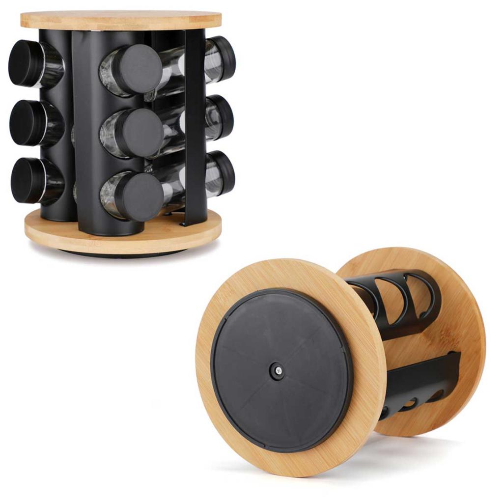 ROTATING SPICE RACK 12 CONTAINERS E-8252