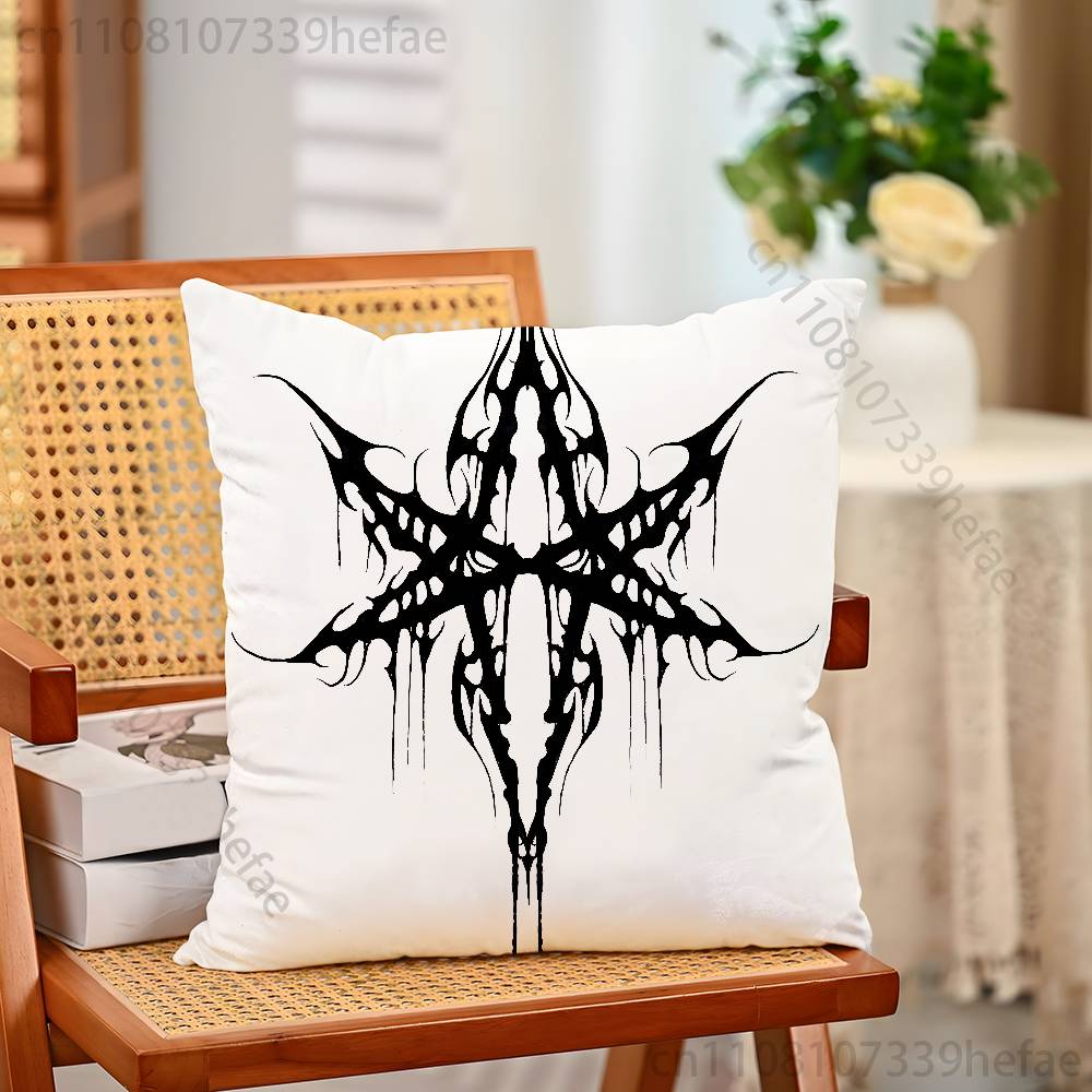 BBring Me The Horizon Pillow Case Plush Pillow Cases Home Decoration Pillow Cover for Sofa Bed Chair Living Room