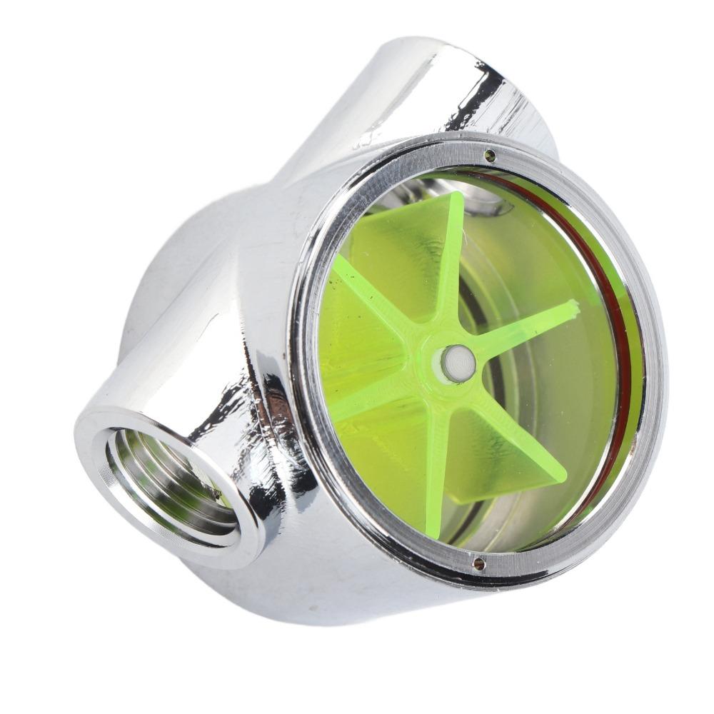 G1/4 Inch Thread Water Flow Indicator Flow Meter Indicator  For Computer Water Cooling System