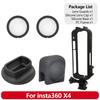 Accessories for Insta360 X4 Silicone Case Lens Cap Frame Mount Lanyard Pouch Holder Screen Protectors Action Camera Parts Bundle
