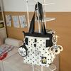 School bag women's new college style Japanese fresh cartoon polka dot backpack junior high school students lightweight travel backpack