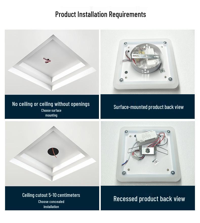 LED Minimalist Modern Aisle, Entrance, Walk-in Closet, and Balcony Dimmable Light