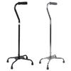 HEPO Aluminum Alloy Quad Cane: Adjustable Height, Four-Legged Support for Seniors