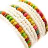 Les Trésors De Lily [L5069] - Multicolored White 'Kathmandu' Designer Bracelet