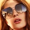 New Vintage Sunglasses Women Men Square Big Frame Retro Shades Fashion Designer Sun Glasses for Male Female
