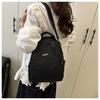 Lightweight Polyester Backpack Large Capacity Commute Travel Bag Multi Carry Style Shoulder Handbag for Women