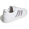 Adidas Grand Court Base Beyond 'White Matte Purple Metallic' Women's GW9247
