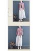 Chemise Vintage Broderie Chinoise Coton Lin Col Montant - Printemps/Automne 2025