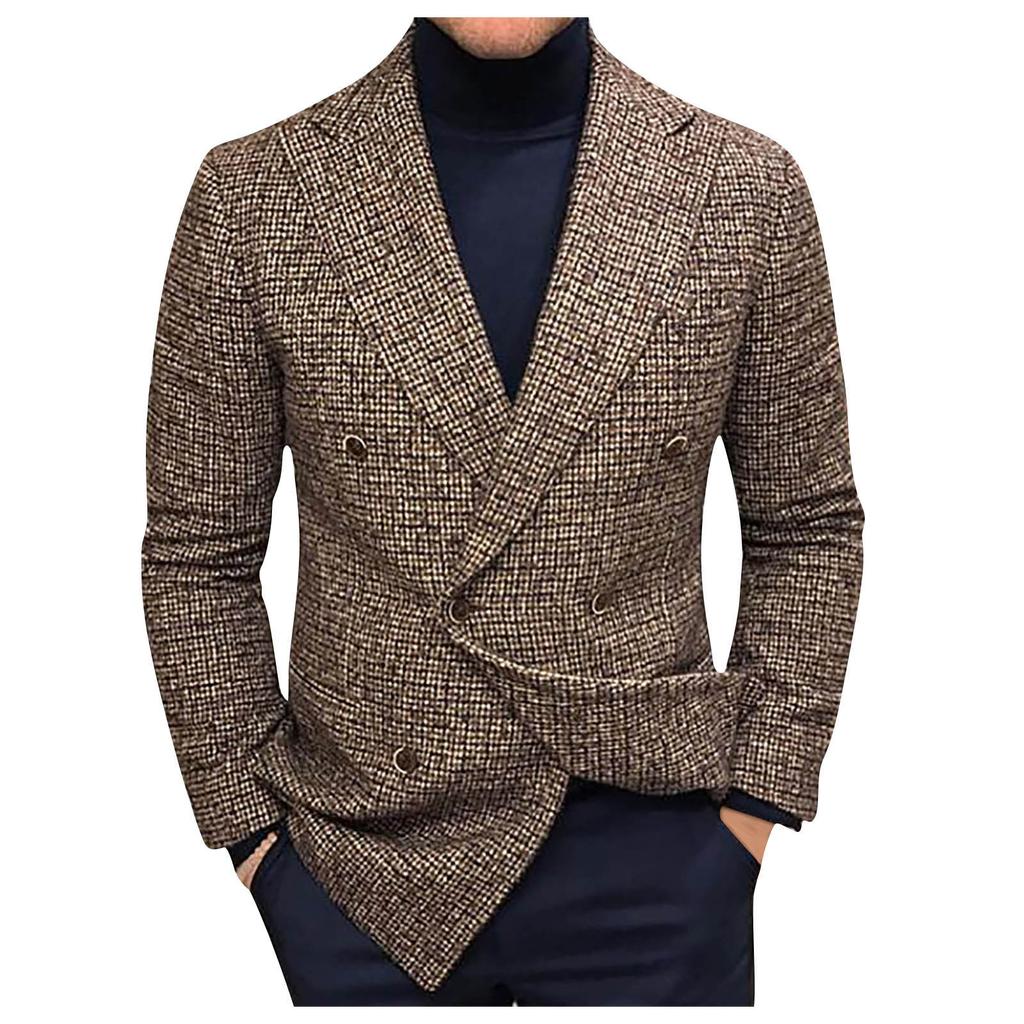 Men's Spring Thin Casual Fashion Loose Single Lapel Breasted Jacket