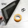 Temporary Fabric Fixing Tape Heavy Duty Double-Sided Tape, Mesh Adhesive No Residual Glue Strong Fiberglass Design, for Industrial Strength