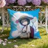 Cute Anime T-Takopi's Original Sin Cushion Cover Home & Car Dual-Scene Pillow Cover: Reversible for Premium Comfort