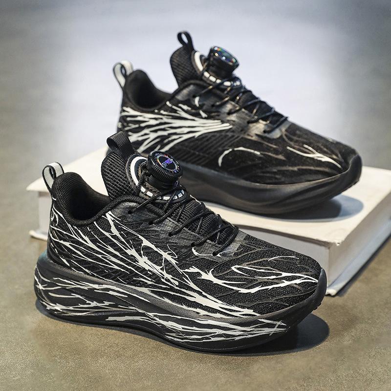 2025 autumn new heartbeat double net breathable boys racing body test versatile student training shoes girls running shoes
