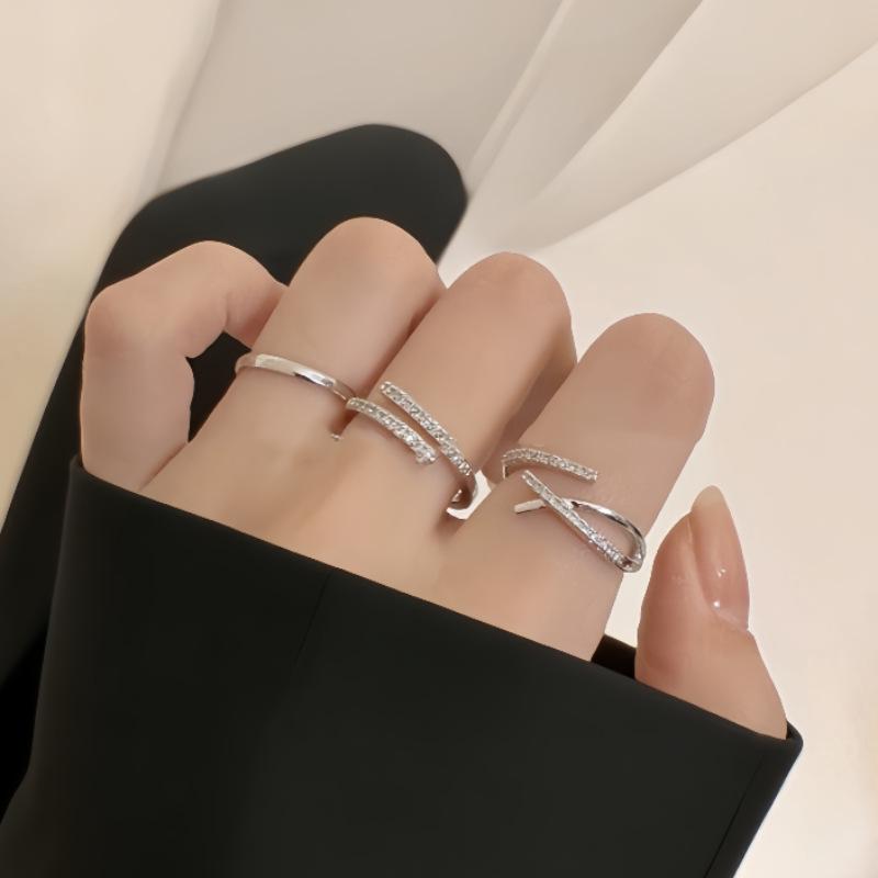 Korean Flower Design High-End Gold-Plated Ring